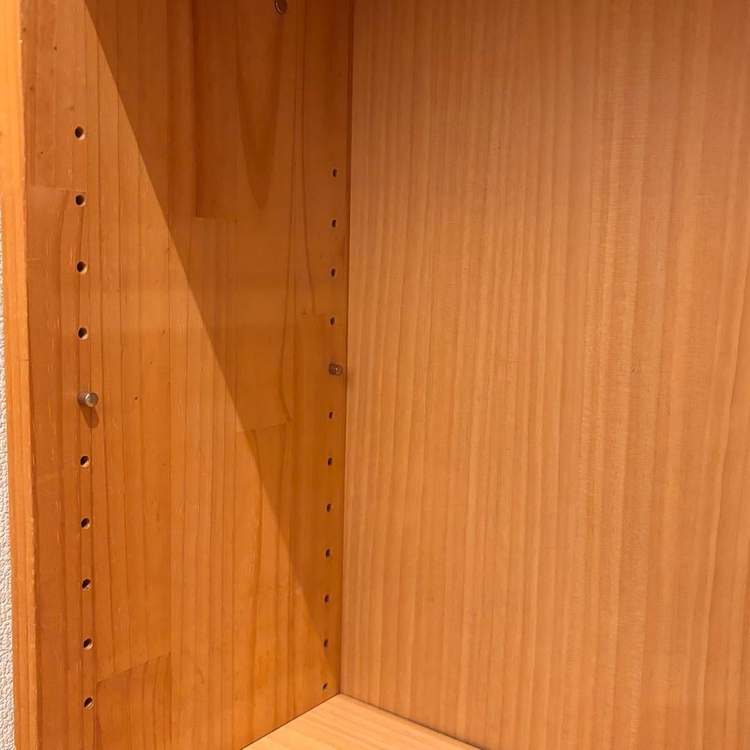 モモナチュラル シェルフ/ワゴン キャスター付き