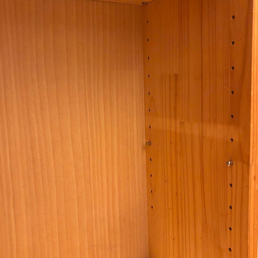 モモナチュラル シェルフ/ワゴン キャスター付き