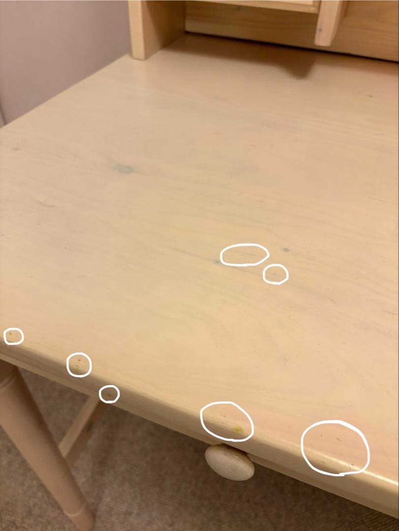 取外し可能仕切り収納&電源コード付き/2wayデスク（学習机）