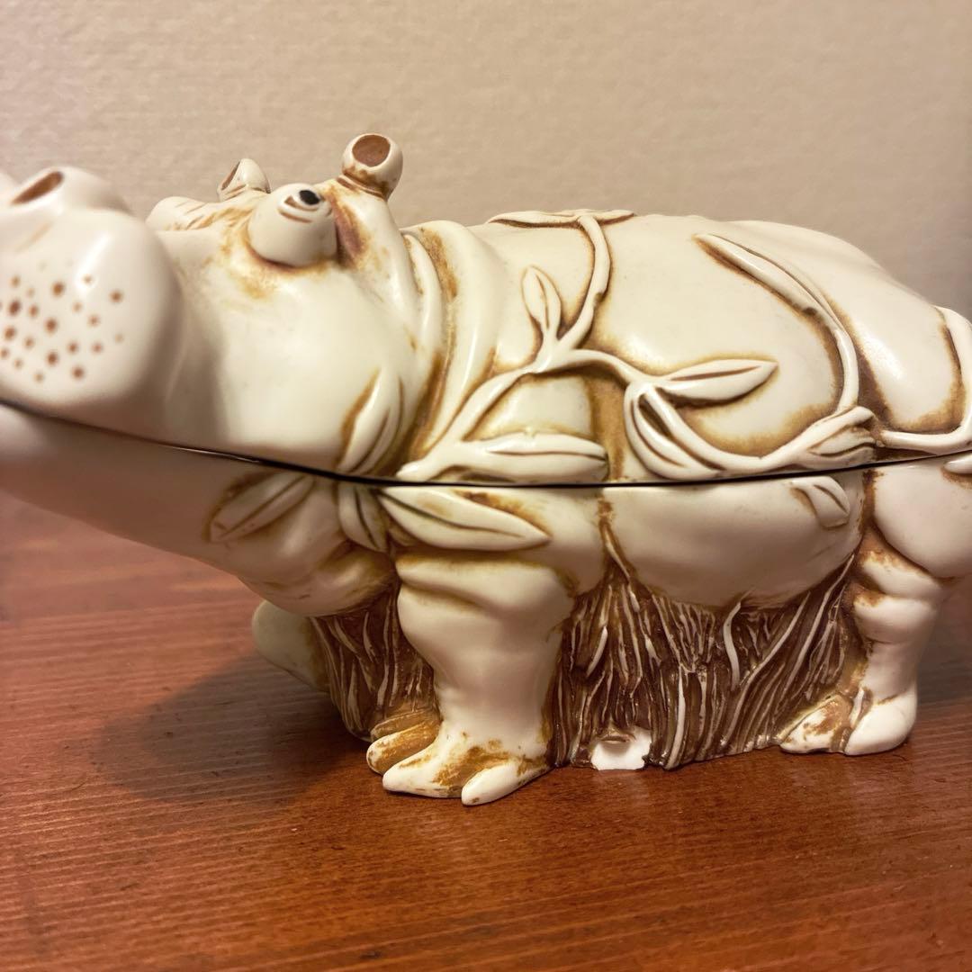 1991年 初期作／SAC刻印あり　カバ フィギュリン ハーモニーキングダム