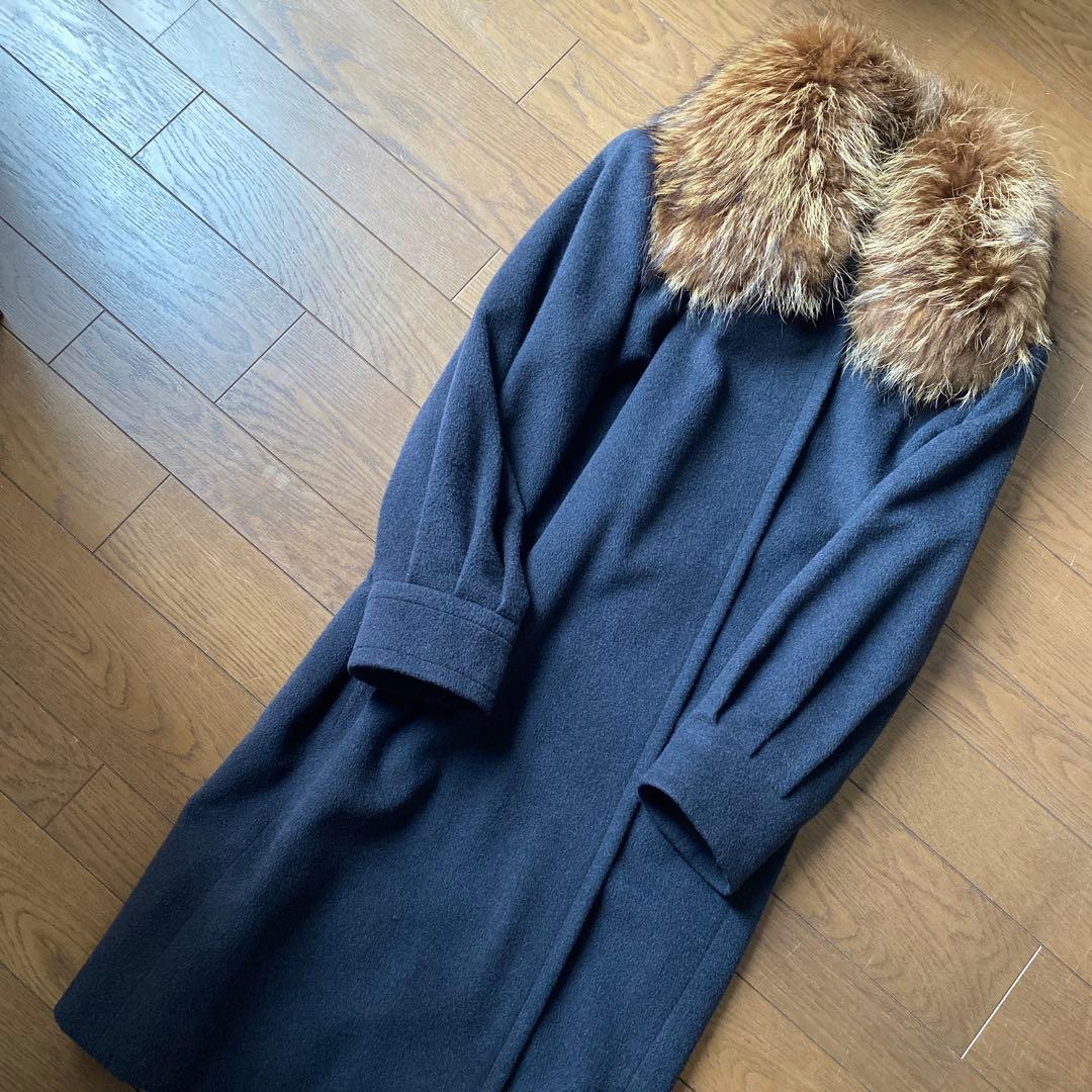 合馬さま専用Givenchy ブラック ファー襟 黒