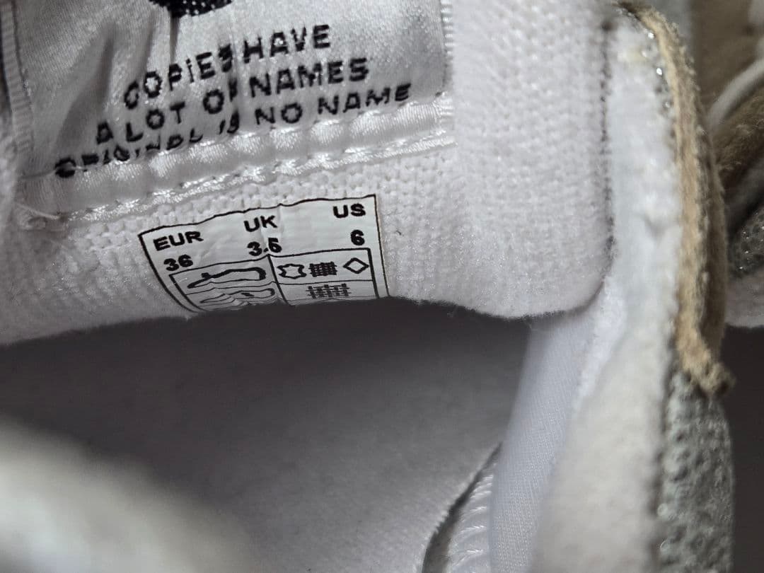 【未使用品】★NONAME★厚底スニーカー★23.0cm★シルバー×ベージュ