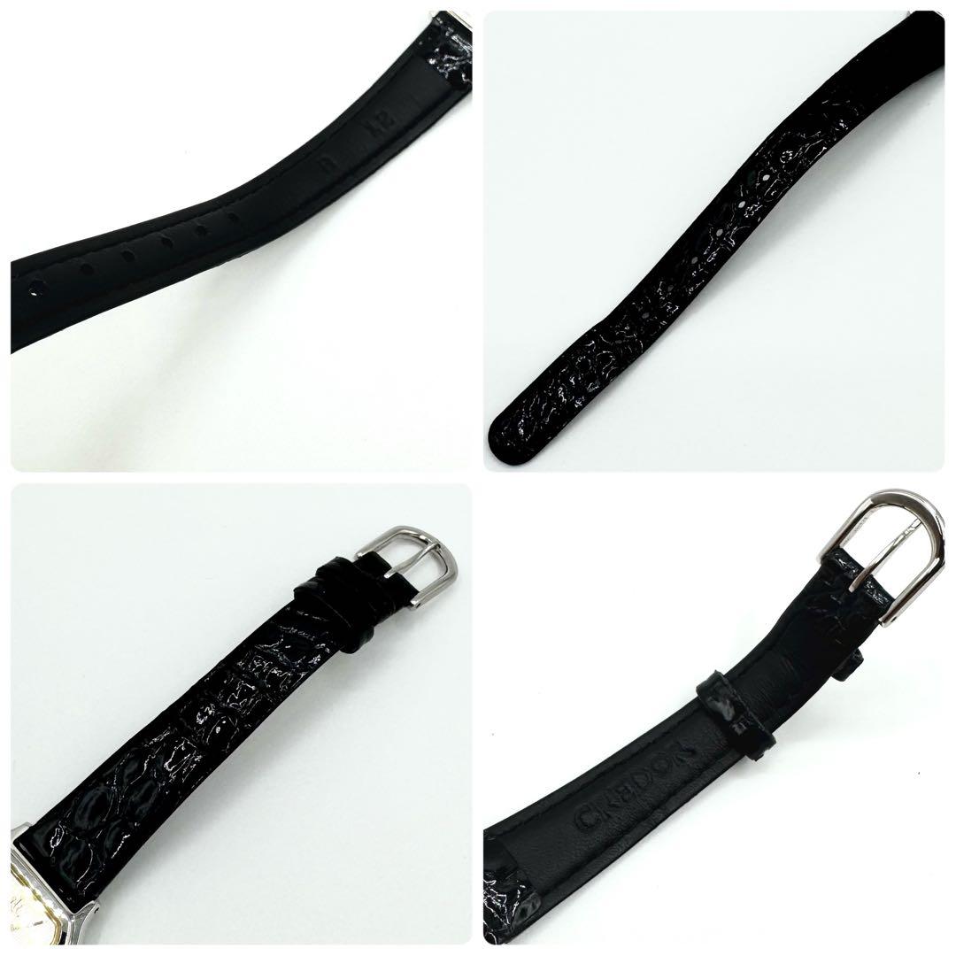 稼働/新品電池　セイコー　クレドール　クォーツ　レディース腕時計　純正ベルト