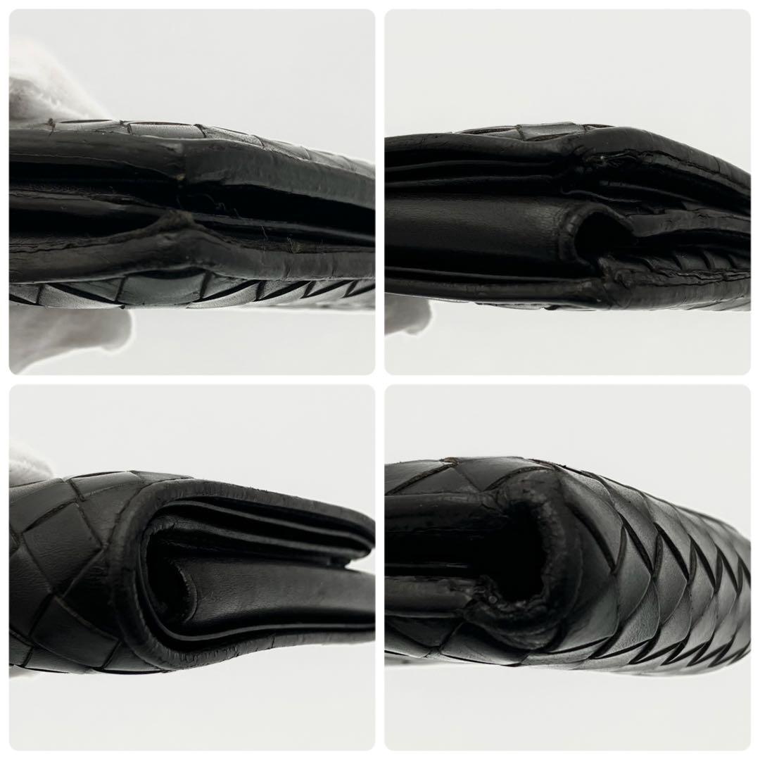 ボッテガ ピッコロ 二つ折り財布 イントレチャート 定期入れ レザー