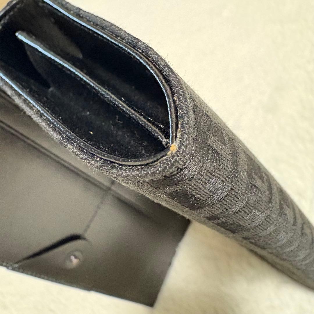 フェンディ FENDI ズッカ柄 長財布 キャンバス 未使用級美品