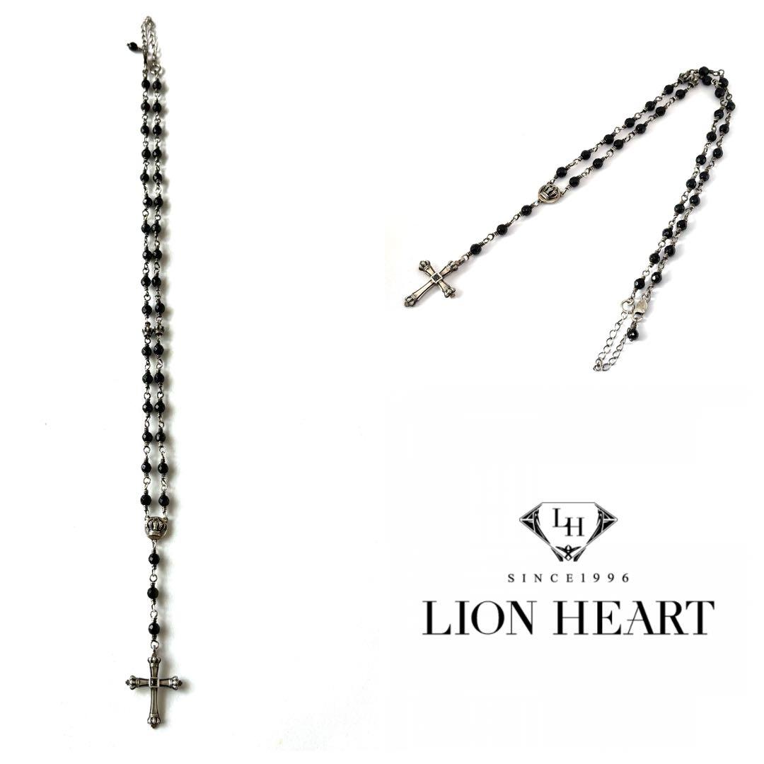 ジャズ 美品 廃盤品 ライオンハート ゴシック クラウン クロス ロザリオ