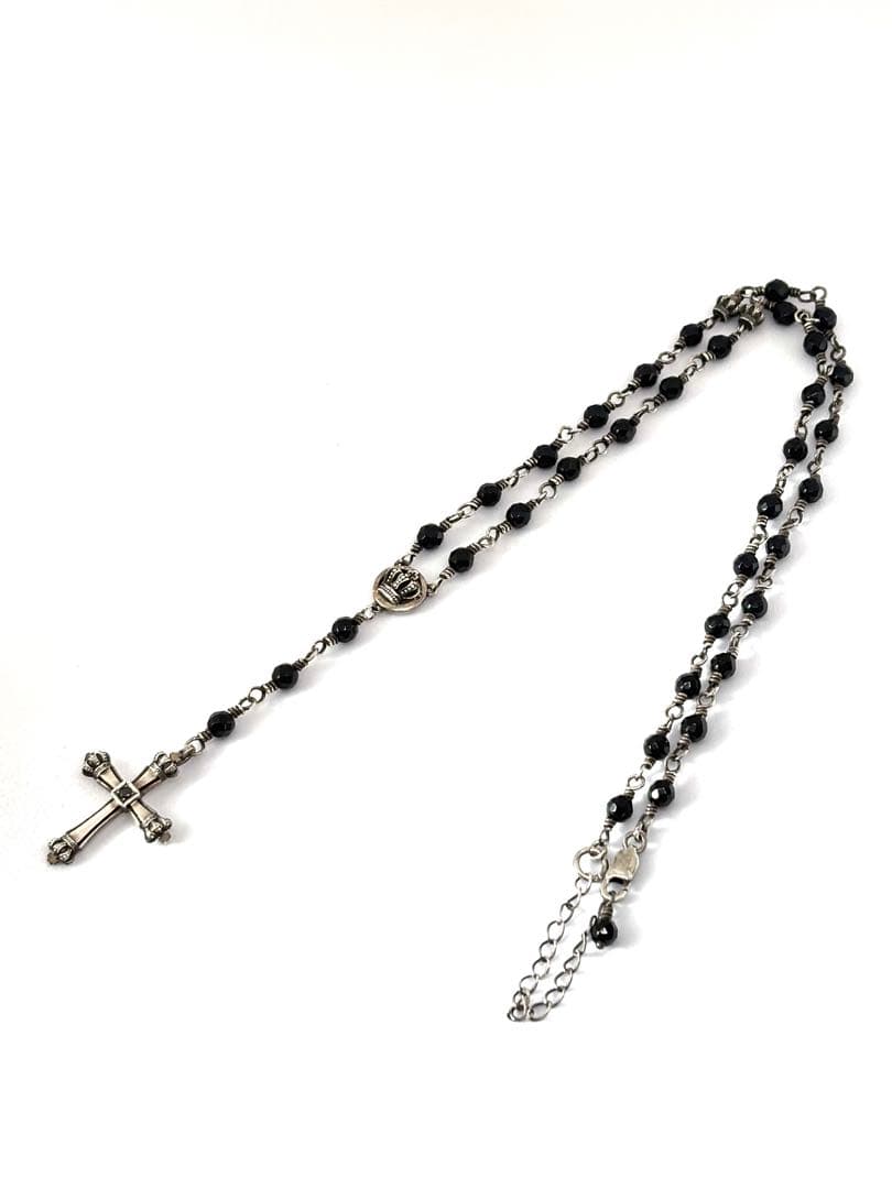 ジャズ 美品 廃盤品 ライオンハート ゴシック クラウン クロス ロザリオ