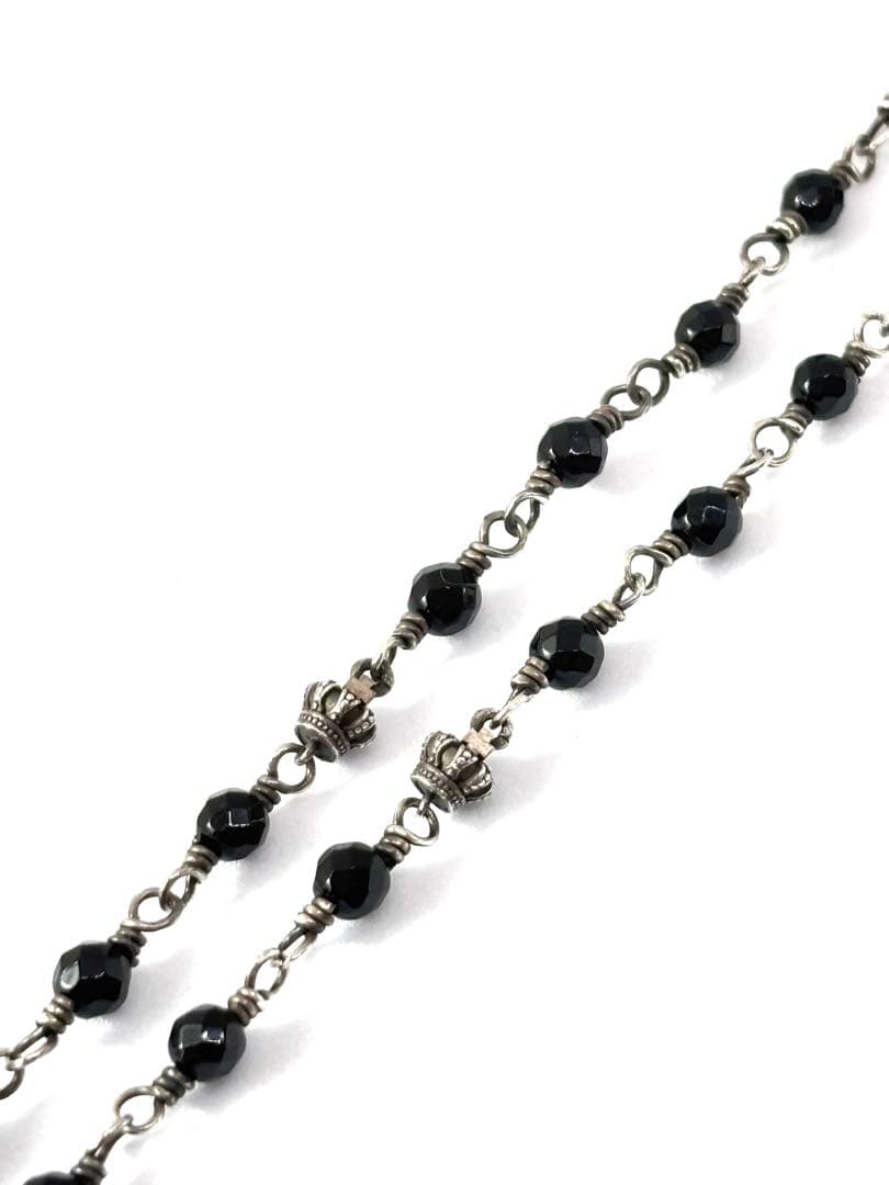 ジャズ 美品 廃盤品 ライオンハート ゴシック クラウン クロス ロザリオ