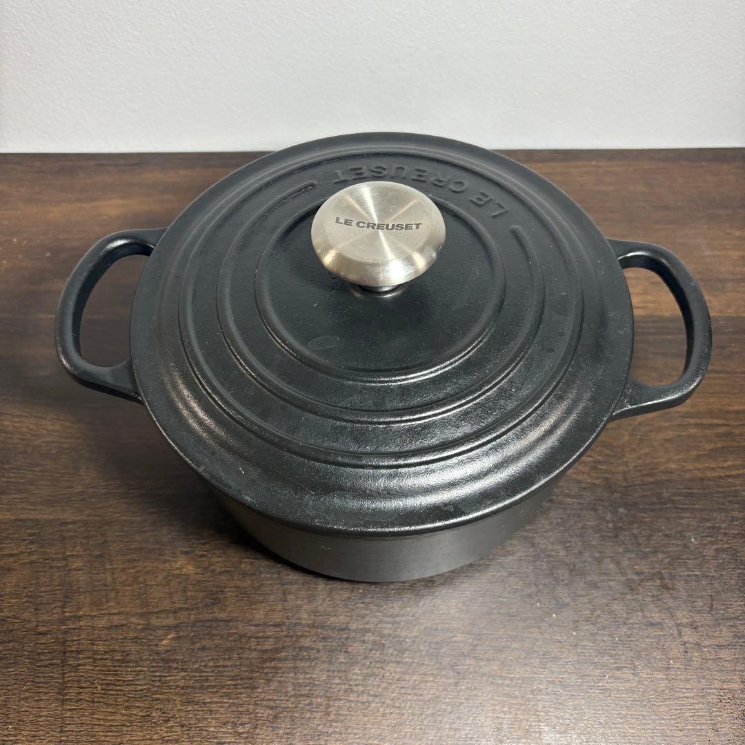 LE CREUSET ココットロンド 18 ブラック