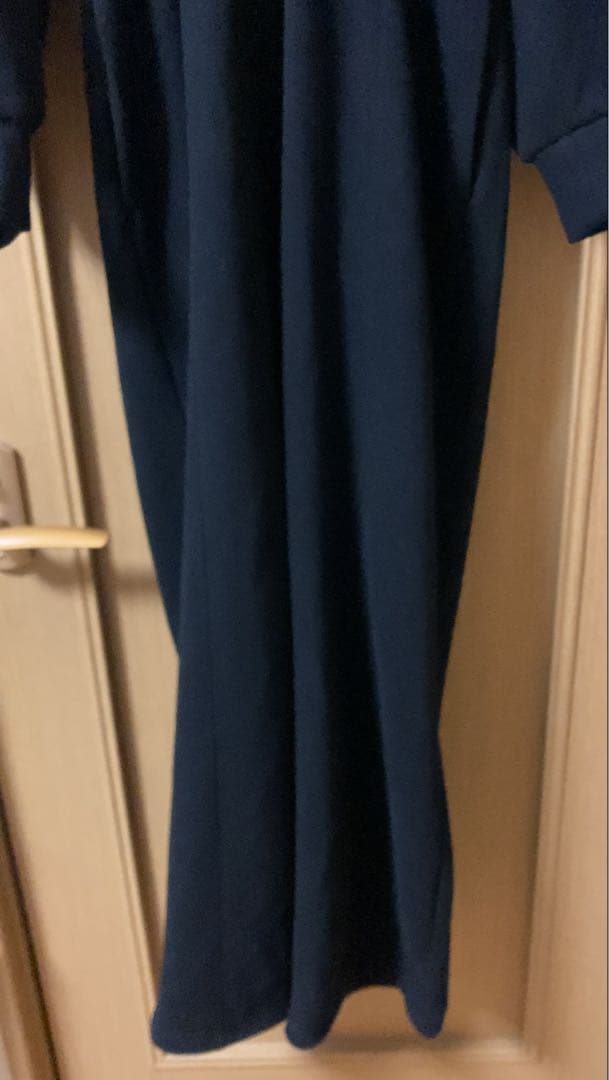 サロペット・オーバーオール・オールインワン CLANE HOODED SWEAT ALL IN ONE BLACK 01 S