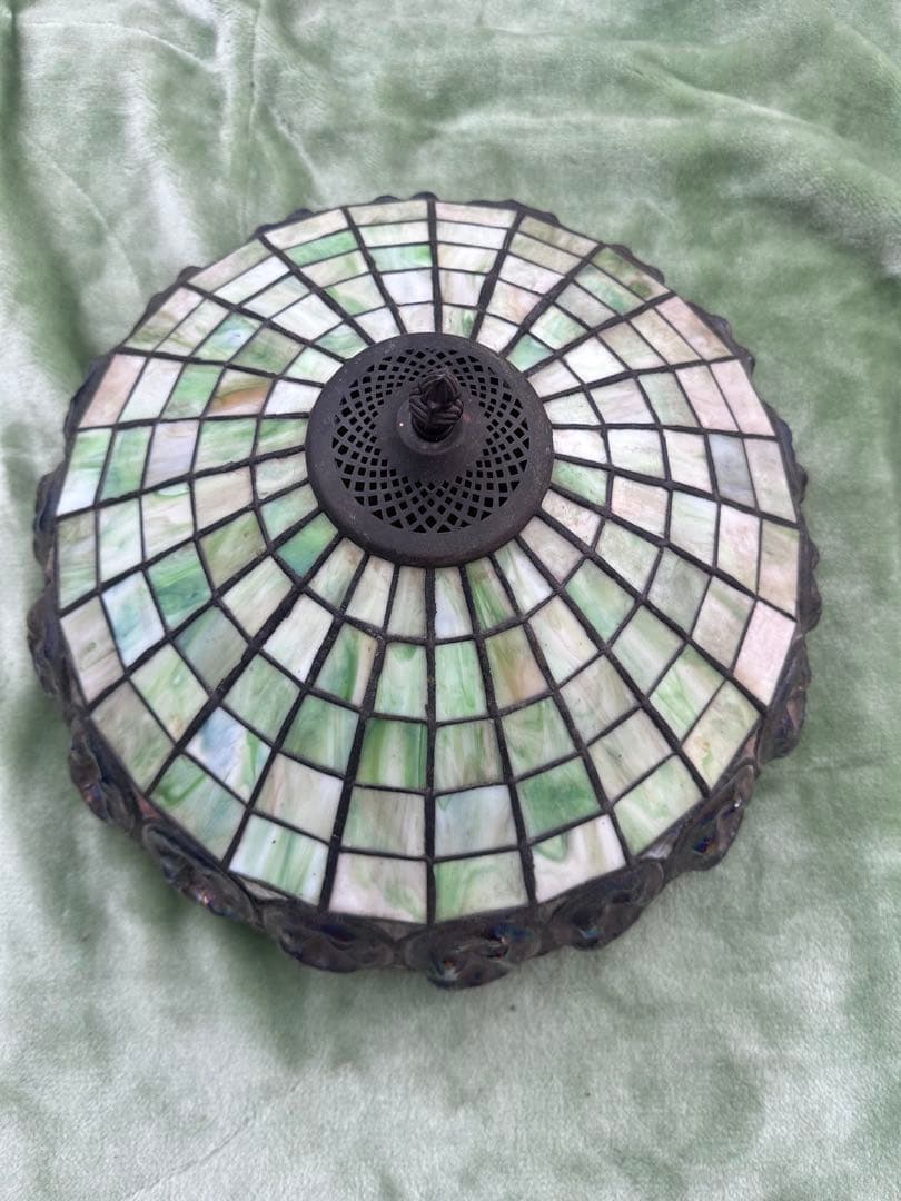 ステンドグラスライト　アンティーク　レトロ　昭和 ランプ
