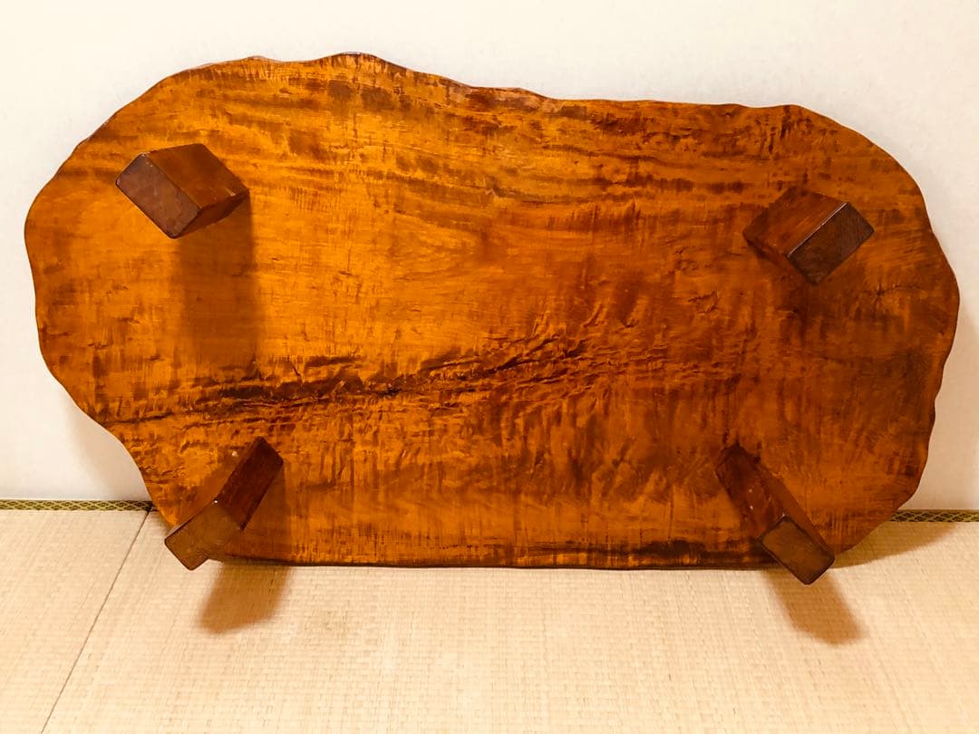 【格安出品】座卓 キズあります 重量50kg 天板厚み7cm