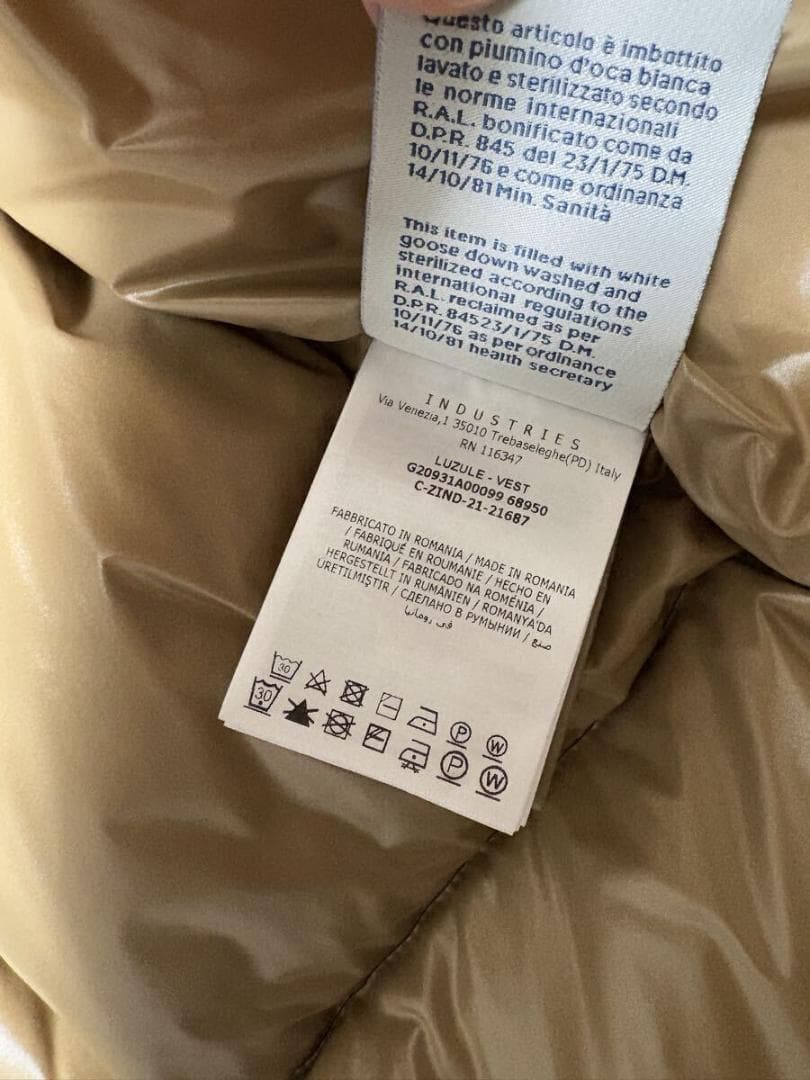 ★モンクレール　LUZULE　2021-22年　ダウンベスト　2　未使用★