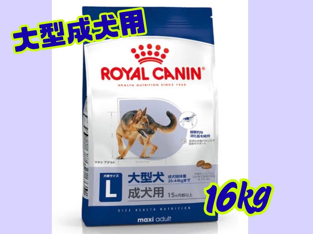 ★ロイヤルカナン　マキシ　アダルト★大型犬成犬用16kg!