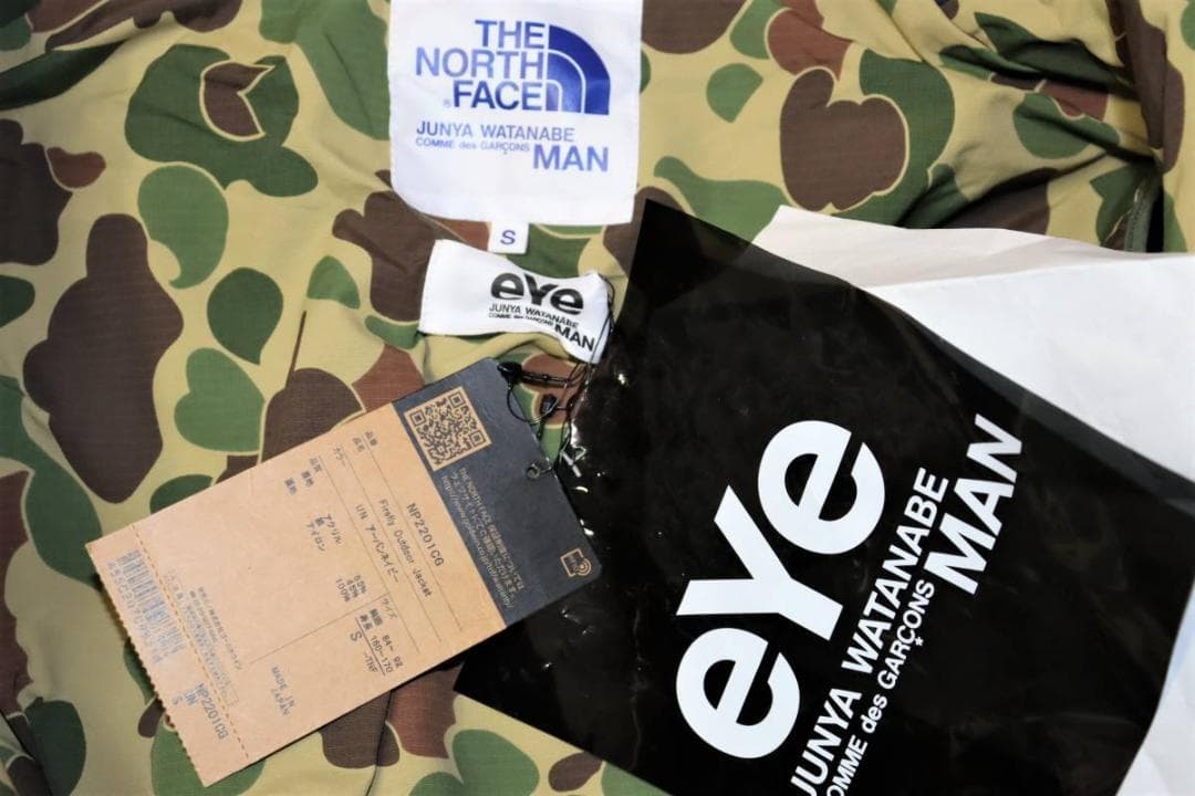 新品 ギャルソン × ノースフェイス ファイヤーフライジャケット S 併