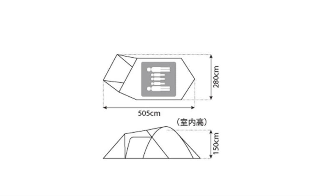 アメニティドームM タープ　フロアマットシート