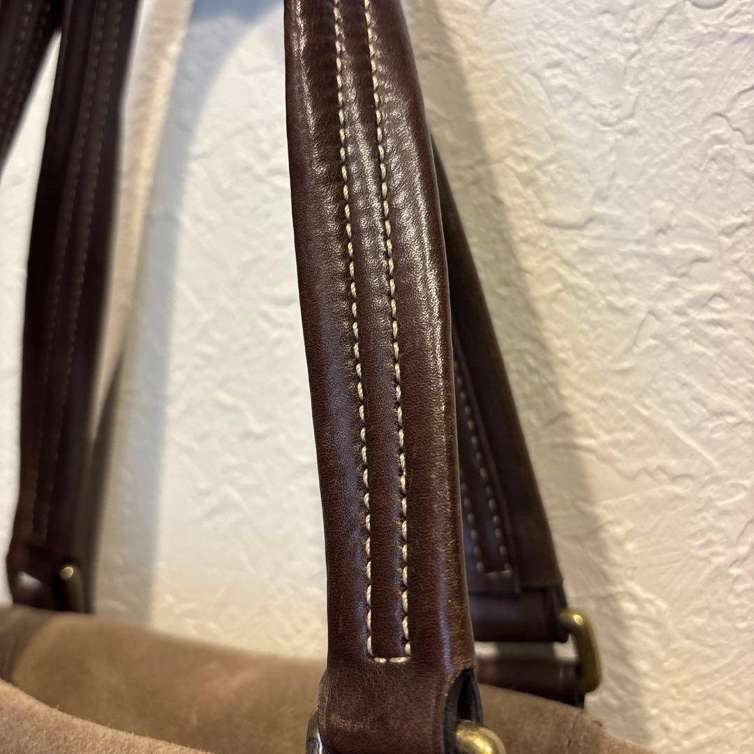 OLD コーチ　トートバッグ　COACH ショルダーバッグ　スウェード