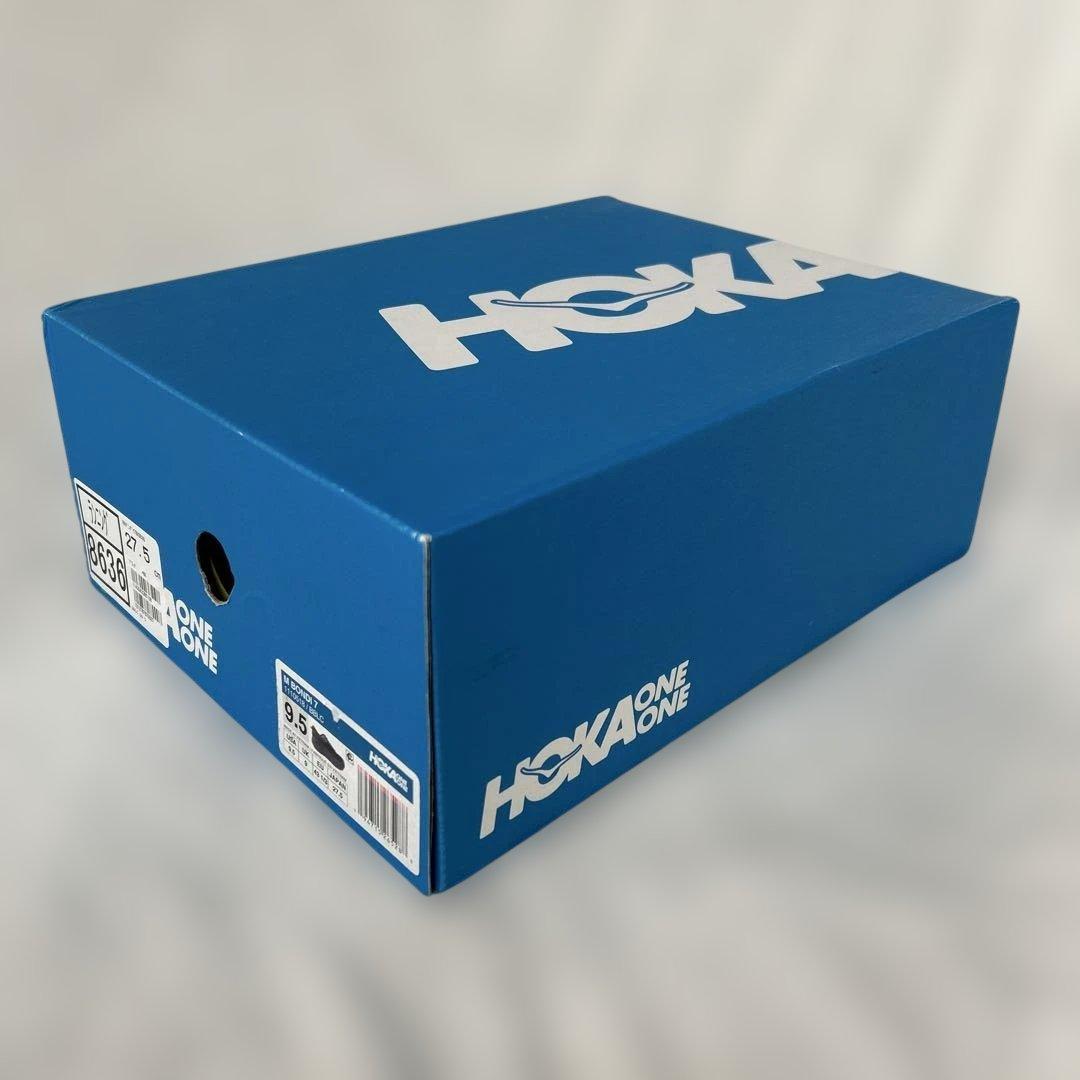 【新品タグ付き】HOKA ONE ONE Bondi 7 ブラック 27.5cm