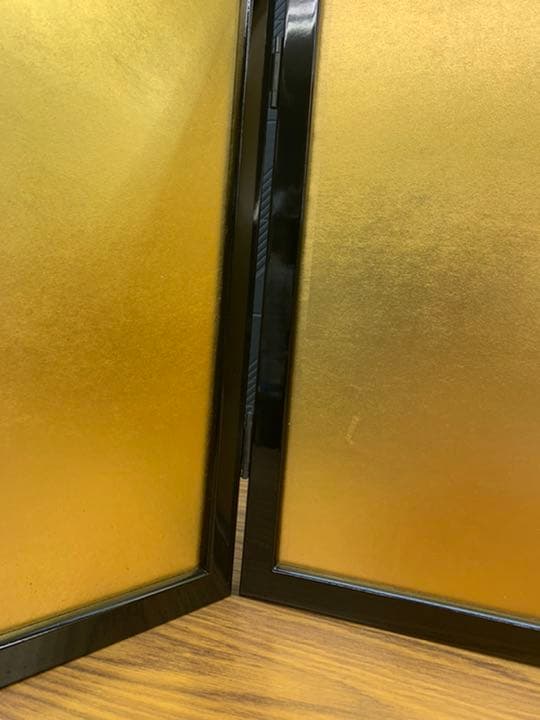 13号　金沢箔　屏風のみ　雛人形