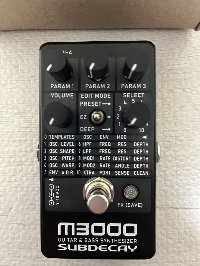 SUBDECAY M3000 ギター・ベースシンセサイザー