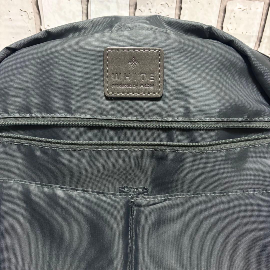 美品 SUIT SQUARE×ACE共同開発 リュック 撥水 ナイロン グレー