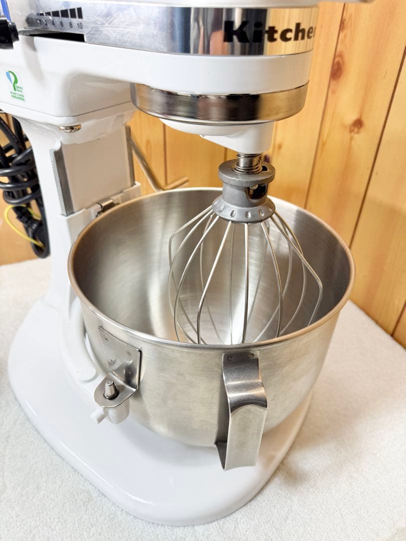 美品 キッチンエイド スタンドミキサー KSM5WH 厨房機器 業務用 ホワイト