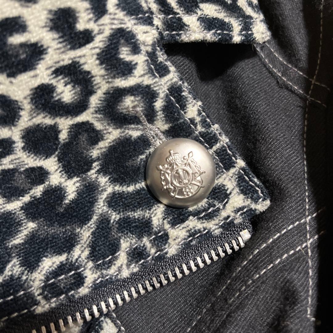 ALGONQUINS アルゴンキン　ダブルライダースジャケット　レオパード　豹