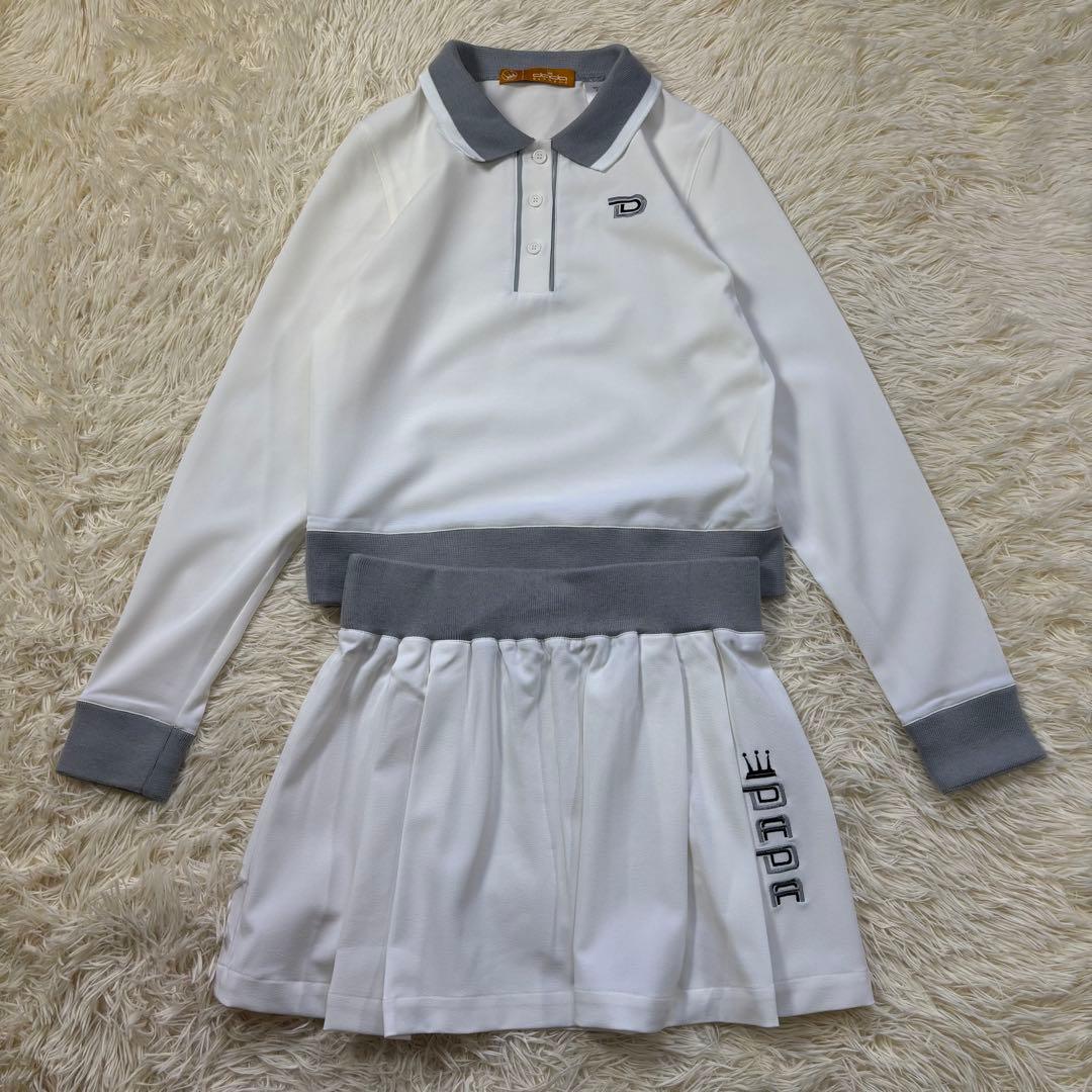 ダダシュプリーム Msize ゴルフウェア セットアップ 刺繍ロゴ ストレッチ