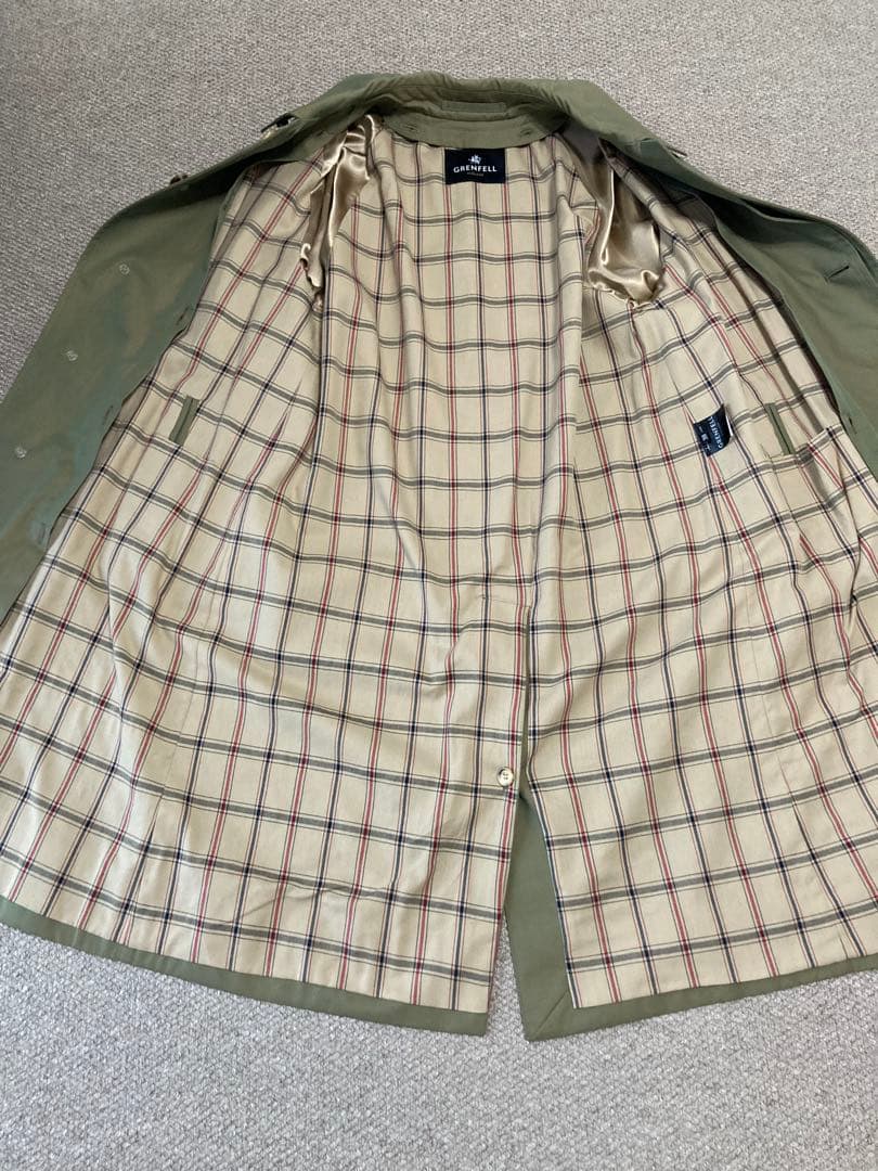 【新品】GRENFELL SLIM CAMBELL コットンギャバ セージ 38