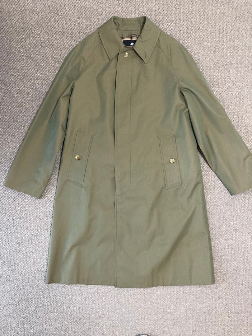 【新品】GRENFELL SLIM CAMBELL コットンギャバ セージ 38