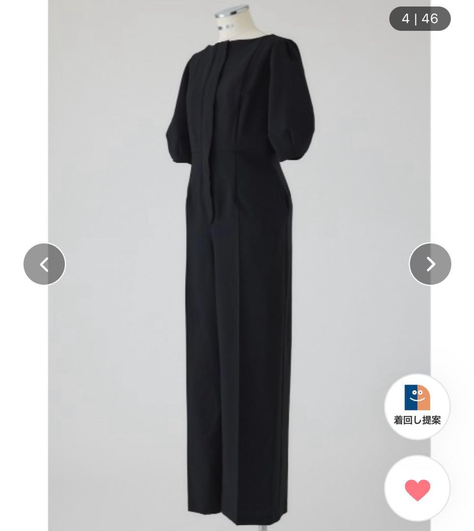 RIM.ARKリムアーク　Boat neck all in one ブラック　黒