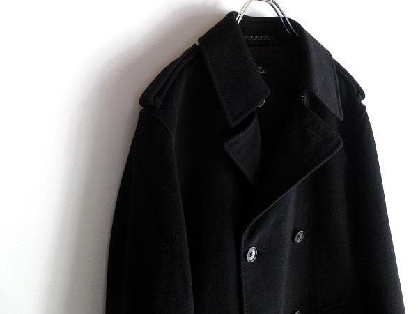 Paul Smith アンゴラウールカシミヤ トレンチコート L 黒