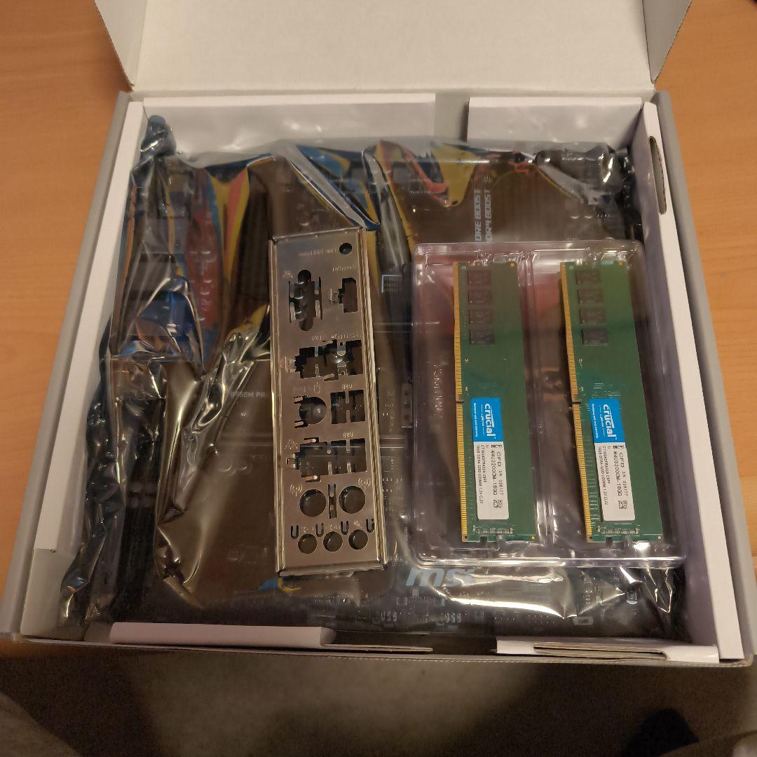 リ*ン様 B550M PRO VDH WIFI とDDR4 32GBセット