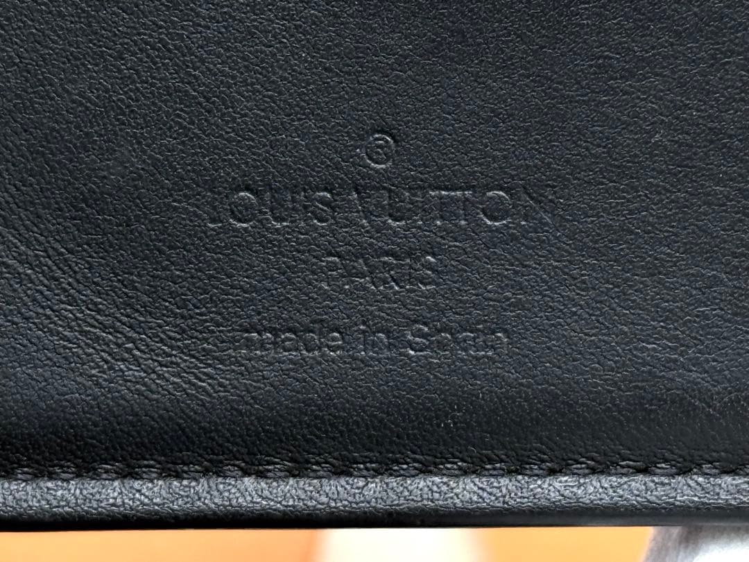 良品！ルイヴィトン　ダミエ・アンフィニ　ポルトフォイユ・マルコNM 黒