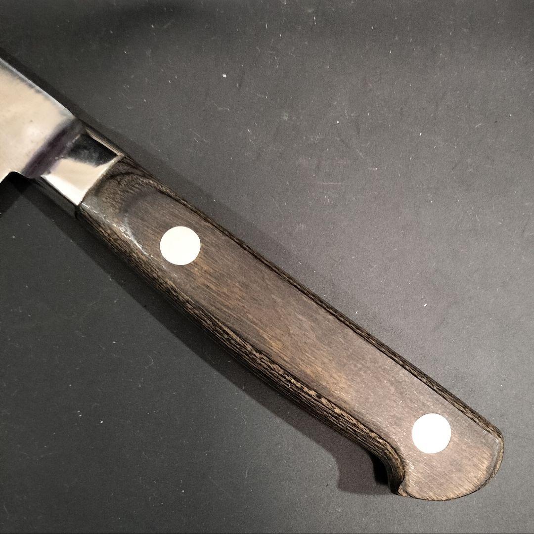 有次 特製 日本鋼 ハガネ 小 三徳 16cm 研ぎ済み 京都 包丁