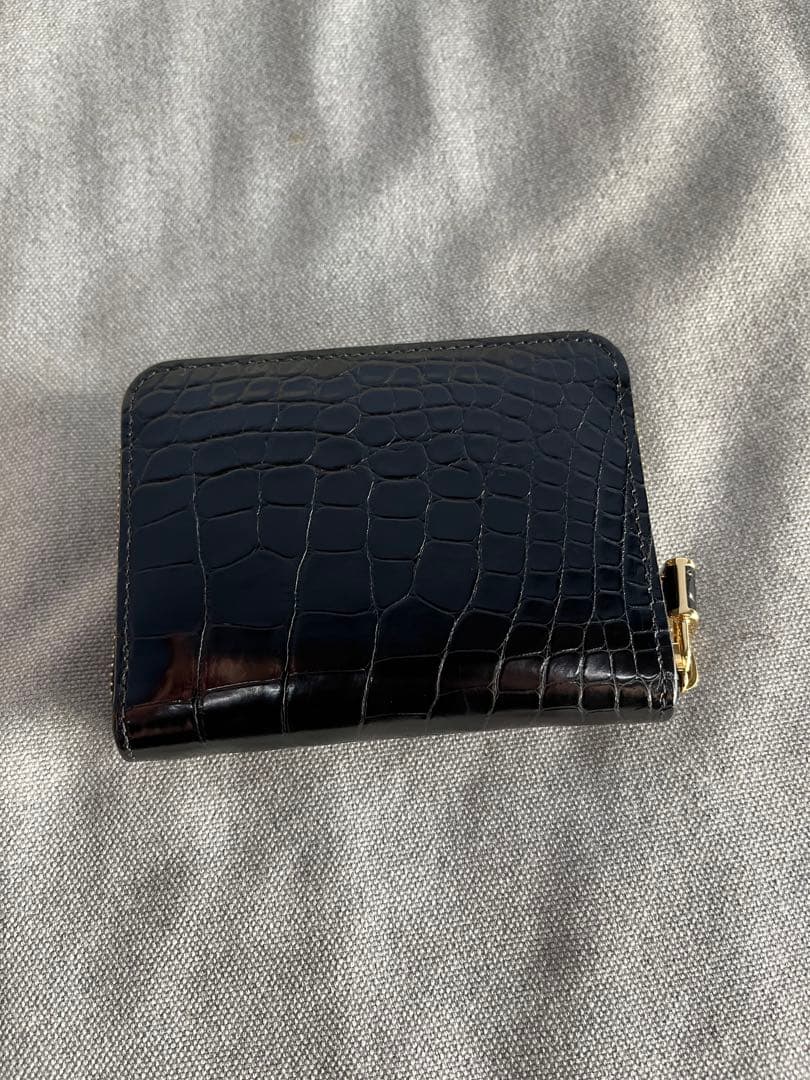 超美品 ルイヴィトン クロコダイル ジッピーパース ブラック