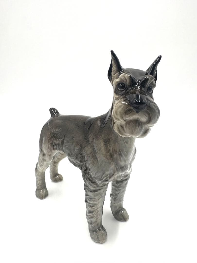 HUTSCHENREUTHERフッチェンロイター　シュナウザー犬フィギュリン置物