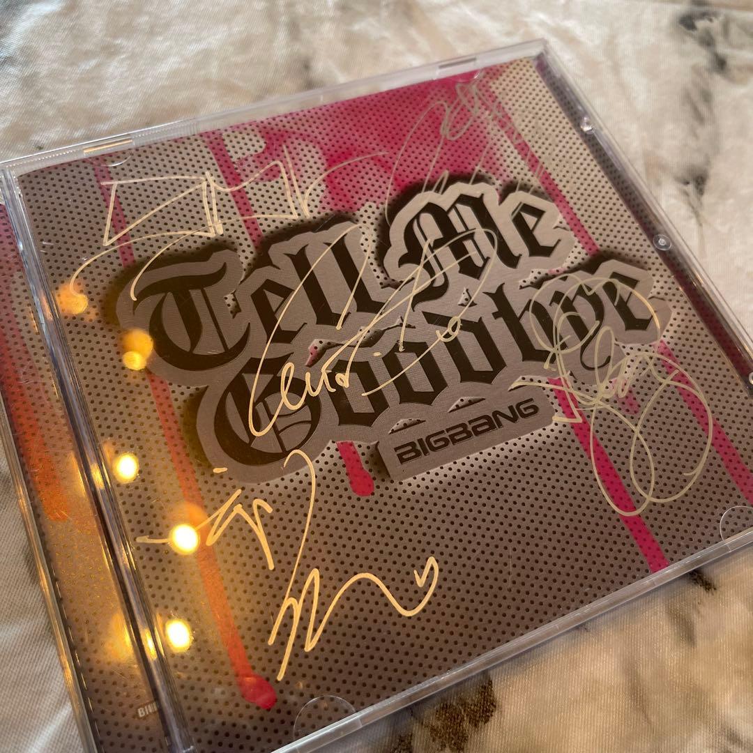 BIGBANG Tell Me Goodbye 直筆サイン入り　希少