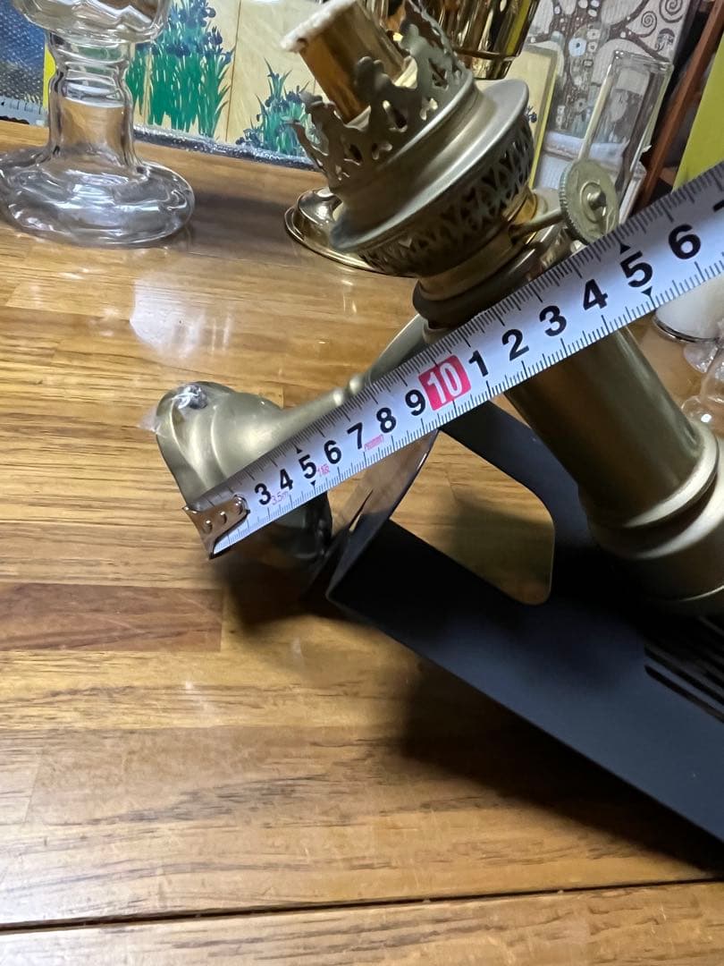 セール　希少　ヴィンテージ　アンティーク 真鍮製　壁掛けオイルランプ