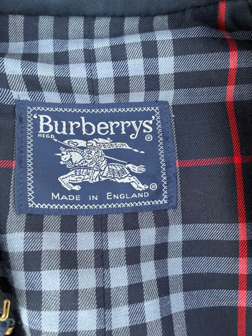 【Burberry】80s トレンチコート navy