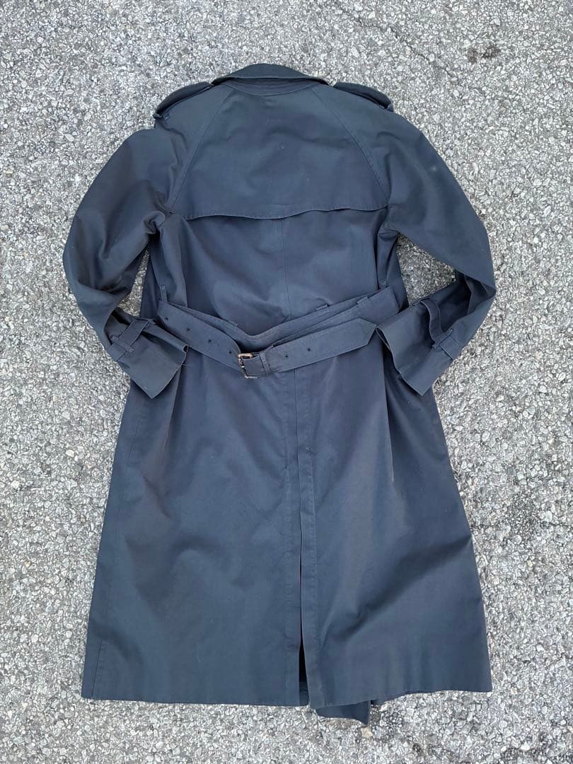 【Burberry】80s トレンチコート navy
