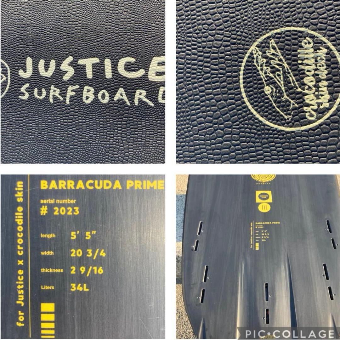 JUSTICEサーフボード バラクーダプライム クロコダイル5`5