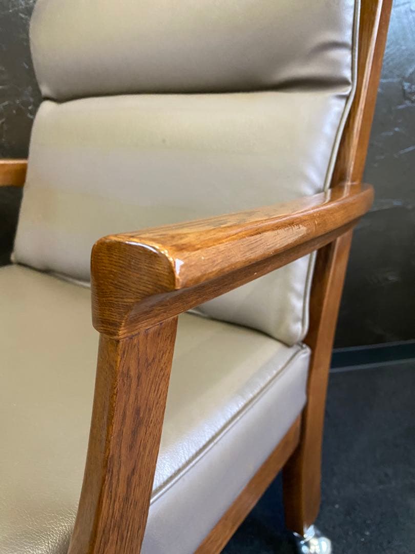 レトロ　キツツキマーク　チェア　椅子　キャスター　ヴィンテージ オフィスチェア