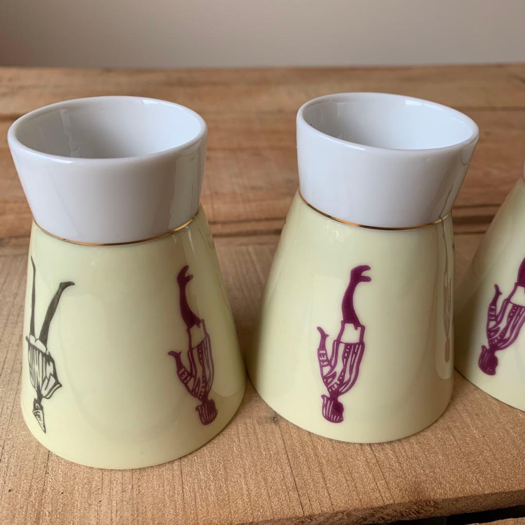 当時物　モデル　イタリアン　お猪口　湯呑　器　9個　アンティーク　ヴィンテージ