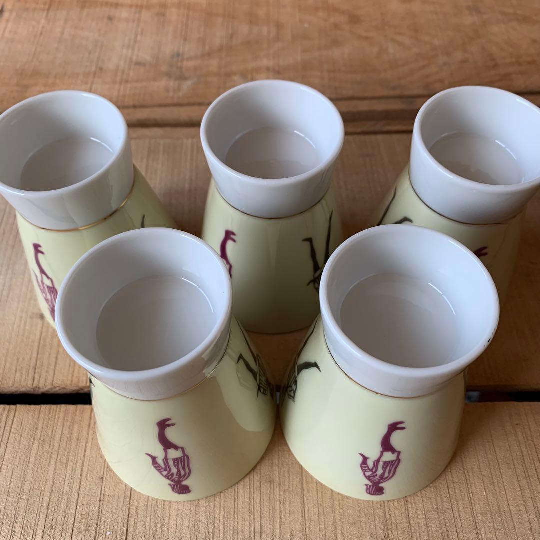 当時物　モデル　イタリアン　お猪口　湯呑　器　9個　アンティーク　ヴィンテージ