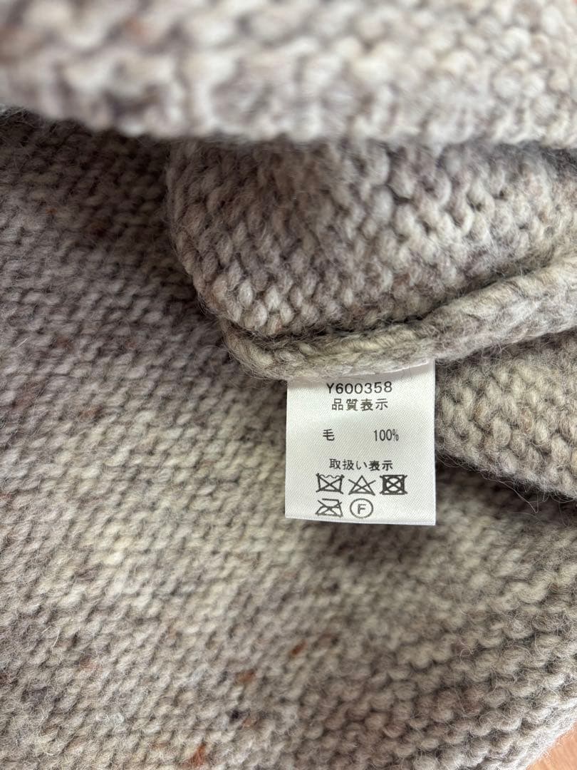 美品◇ICHI Antiques◇ボトルネックオーバーニット◇グレー