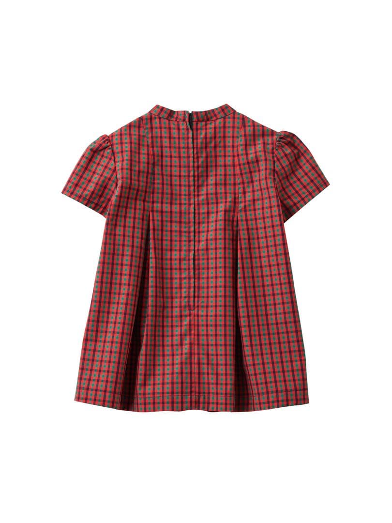 2025年最新作 新品未使用品 リボンチュニック ファミリアチェック