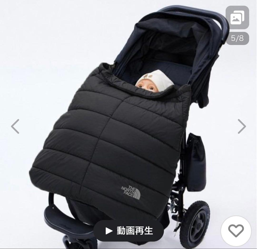 美品★ザノースフェイス★ベビーシェルブランケット　ブラウン