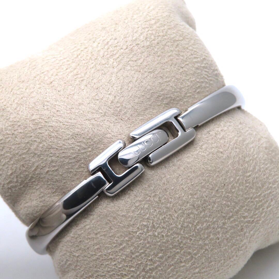 美品 1400L GUCCI グッチ 時計 ブラック バングル レディース