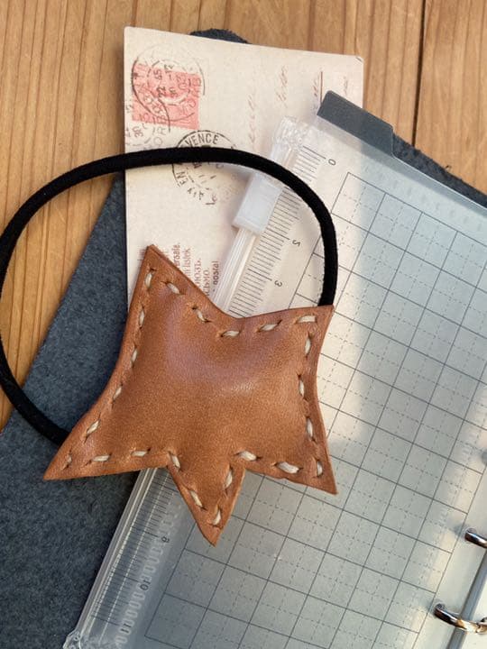 星の留めゴム システム手帳カバーミニ6穴